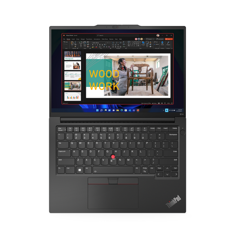Lenovo ThinkPad E14 G5, 14" WUXGA Display, Intel Core i7 1355U, 8GB RAM, 512GB SSD, Intel Iris Graphics, English-Arabic Keyboard, Windows 11 Pro, 21JK001UGR
