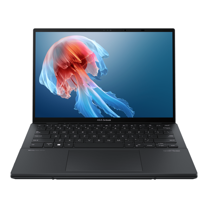 ASUS Zenbook DUO (2024) UX8406, 14" 3K OLED Dual Screen Display, Intel® Core™ Ultra 7 155H, 16GB RAM, 1T SSD,  Intel® Arc™ Graphics, English-Arabic Keyboard, Windows 11 Home, Inkwell Gray, UX8406MA-OLEDI7IG