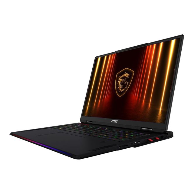 MSI Raider 18 HX AI A2XWIG, 18" UHD+ IPS Display, Intel Core Ultra 9 285HX, 64GB RAM, 2T SSD, 16GB NVIDIA® GeForce RTX™ 5080 Graphics, English-Arabic Keyboard, Windows 11 Home, 9S7-182462-060