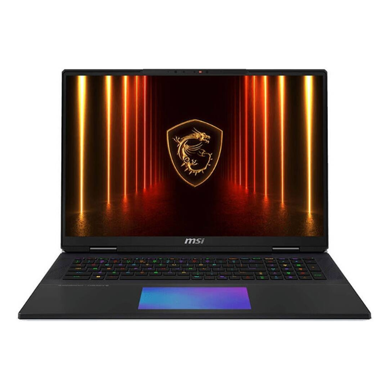 MSI Titan 18 HX AI A2XWJG, 18" UHD+ Display, Intel Core Ultra 9 275HX, 64GB RAM, 4T SSD, 24GB NVIDIA® GeForce RTX™ 5090 Graphics, English-Arabic Keyboard, Windows 11 Home, 9S7-182421-057