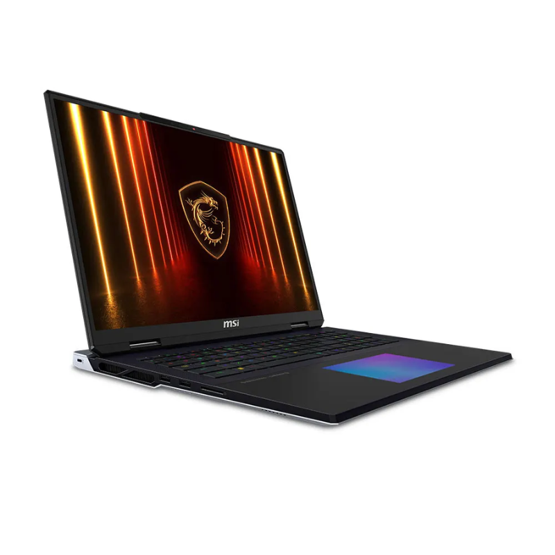 MSI Titan 18 HX AI A2XWJG, 18" UHD+ Display, Intel Core Ultra 9 275HX, 64GB RAM, 4T SSD, 24GB NVIDIA® GeForce RTX™ 5090 Graphics, English-Arabic Keyboard, Windows 11 Home, 9S7-182421-057
