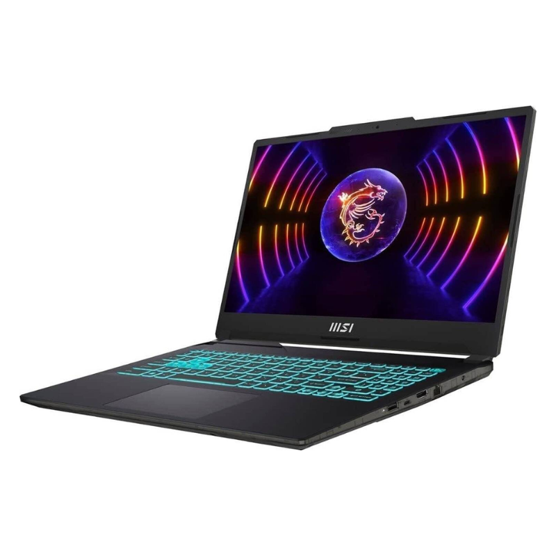 MSI Cyborg 15 A13VF, 15.6" FHD 144Hz Display, Intel Core i7-13620H, 16GB RAM, 512GB SSD, 8GB NVIDIA® GeForce RTX™ 4060, English-Arabic Keyboard, Windows 11 Home, Translucent Black, 9S7-15K111-853