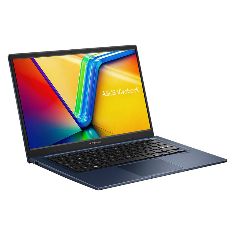 ASUS Vivobook 14 (X1404) Laptop, 14" FHD Display, Intel®Core™ i7-1355U, 16GB RAM, 512GB SSD, Intel HD Graphics, Window 11 Home, English Keyboard-Arabic, Blue, X1404VA-EB711W