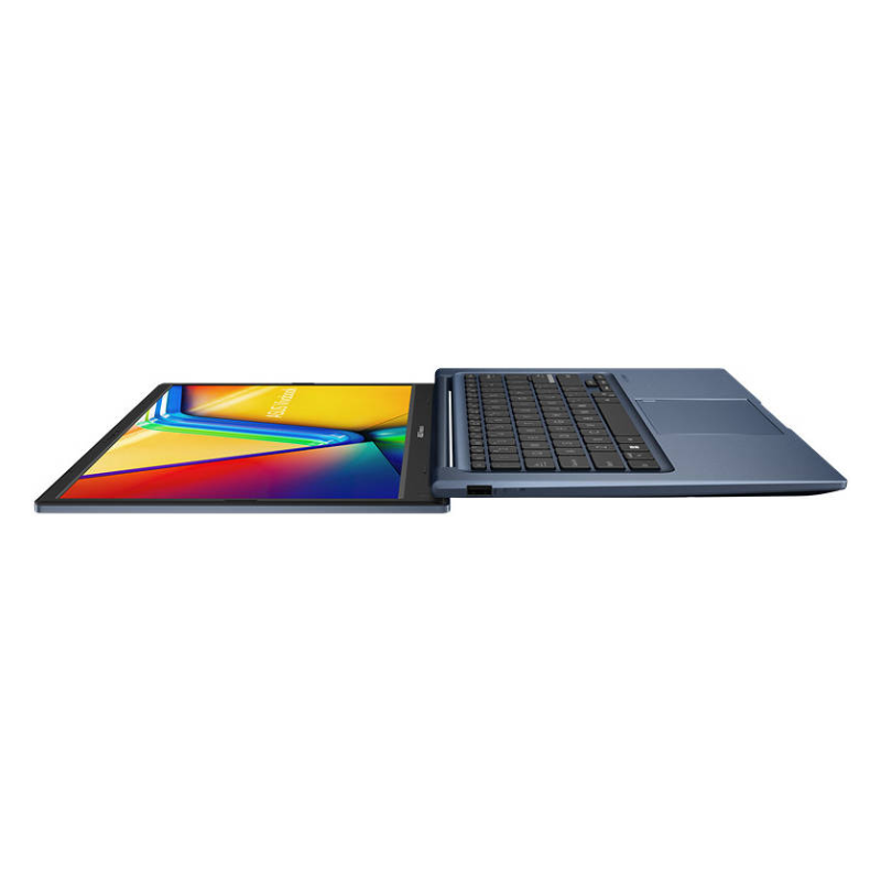 ASUS Vivobook 14 (X1404) Laptop, 14" FHD Display, Intel®Core™ i7-1355U, 16GB RAM, 512GB SSD, Intel HD Graphics, Window 11 Home, English Keyboard-Arabic, Blue, X1404VA-EB711W