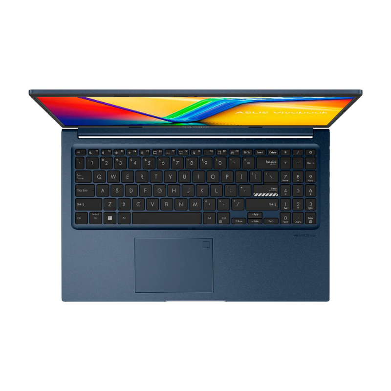 ASUS Vivobook 14 (X1404) Laptop, 14" FHD Display, Intel®Core™ i7-1355U, 16GB RAM, 512GB SSD, Intel HD Graphics, Window 11 Home, English Keyboard-Arabic, Blue, X1404VA-EB711W