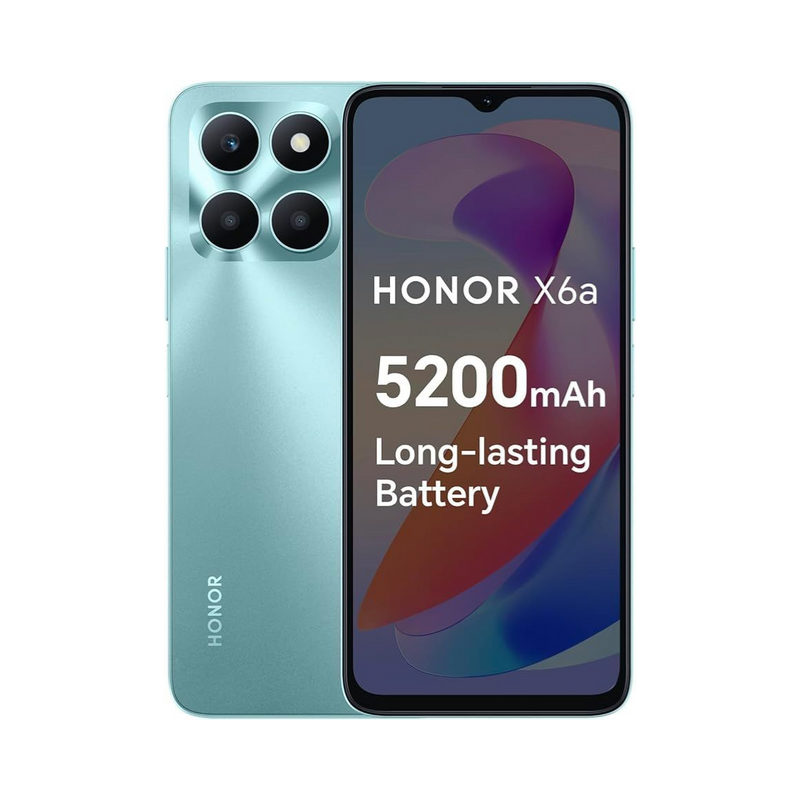 HONOR X6A, 4GB RAM, 128GB Storage, 4G Dual Sim Smartphone, 5200 mAh Battery, UAE Version