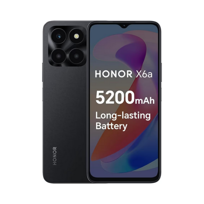 HONOR X6A, 4GB RAM, 128GB Storage, 4G Dual Sim Smartphone, 5200 mAh Battery, UAE Version