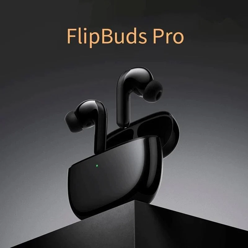 Xiaomi FlipBuds Pro, 40dB Hybrid Active Noise Cancellation, Black, Global Version