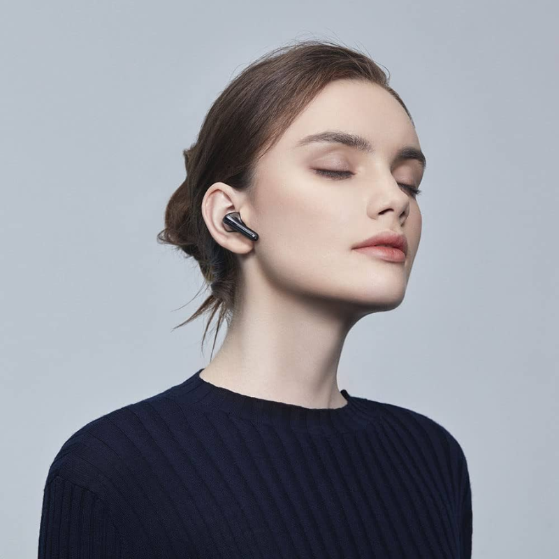 Xiaomi FlipBuds Pro, 40dB Hybrid Active Noise Cancellation, Black, Global Version