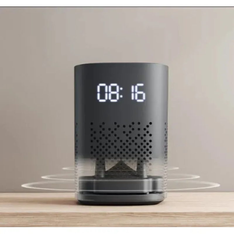 Xiaomi Smart Speaker IR Control, LED Clock Display, Google Assistant, Black, Global Version
