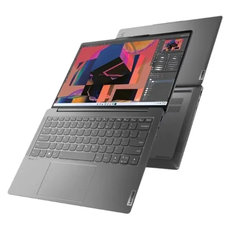 Lenovo Yoga Slim 6 14IRH8, 14" WUXGA OLED Display, Intel® Core™ i5-13500H, 16GB RAM, 512GB SSD, Intel HD Graphics, Windows 11 Home, English-Arabic Keyboard, Grey, 83E0002GAX