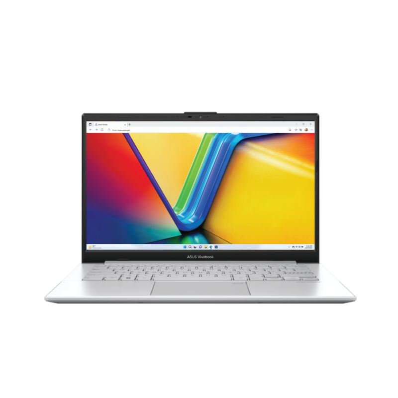 Asus Vivobook Go 14 (E1404G), 14" Clearly Superior Display, Intel® Core™ i3-N305, 8GB RAM, 512GB SSD, Intel Iris Xe Graphics, English-Arabic Keyboard, Windows 11 Home, E1404GA-NK004W