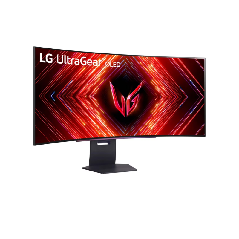 LG 45'' UltraGear™ WQHD (3440 x 1440) 21:9 800R OLED Curved Gaming Monitor, 240Hz Refresh Rate & 0.03ms (GtG) Response Time, AMD FreeSync™ Premium Pro, 45GS95QE-B