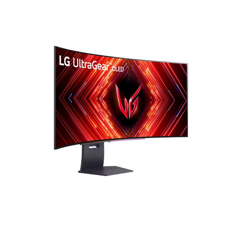 LG 45'' UltraGear™ WQHD (3440 x 1440) 21:9 800R OLED Curved Gaming Monitor, 240Hz Refresh Rate & 0.03ms (GtG) Response Time, AMD FreeSync™ Premium Pro, 45GS95QE-B