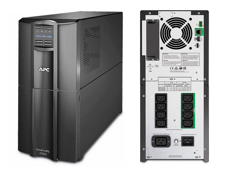 APC Smart-UPS 2200VA, Tower, LCD 230V with SmartConnect Port -SMT2200IC